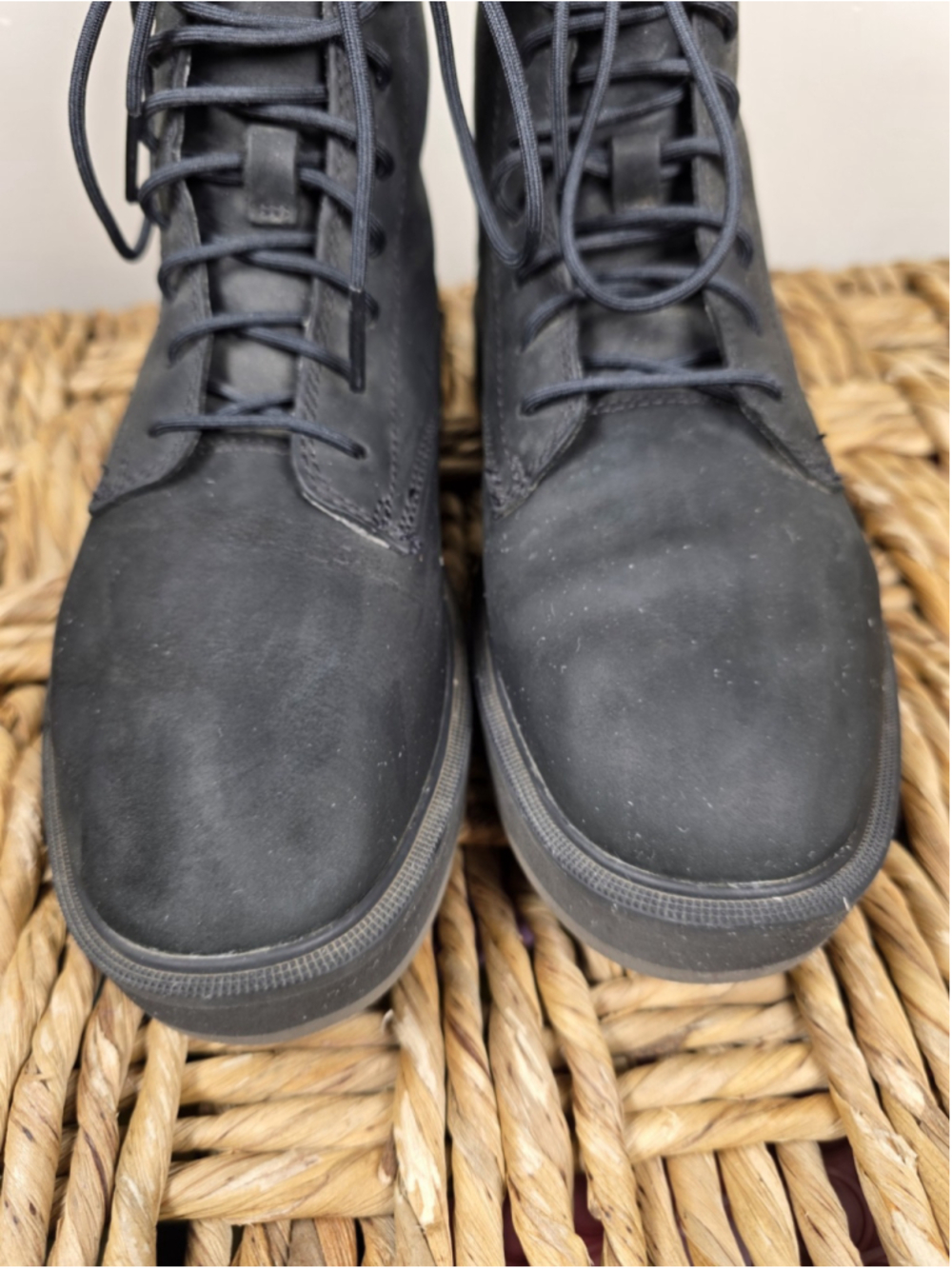 SOREL Hi-Line Lace Boots Women 6.5 Black Leather Waterproof Combat Ankle - Picture 8 of 10